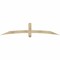 Ekena Millwork Bellingham Rough Sawn Timber Gable Bracket, Douglas Fir, 84"W x 17"H x 4"D x 4"F, 5/12 Pitch GBW084X17X0404BEL00RDF - alternate 1